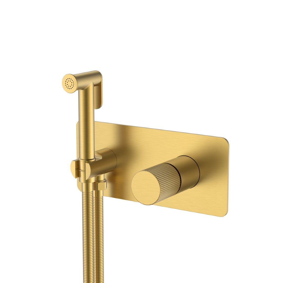Смеситель гигиенический STICK Mat Gold LINEA